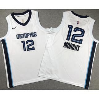 Ja Morant, Memphis Grizzlies ( White )- NIÑOS